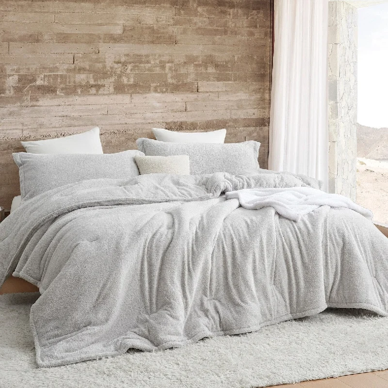 Microfiber - filled comforters that are lightweight and easy to care forCozy Moody - Coma Inducer® Oversized Comforter Set - Light Gray Microfiber - filled comforters that are lightweight and easy to care forCozy Moody - Coma Inducer® Oversized Comforter Set - Light Gray