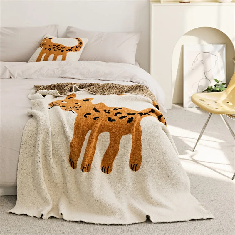 Silk blankets with a smooth and elegant touchCozy Tiger Blanket