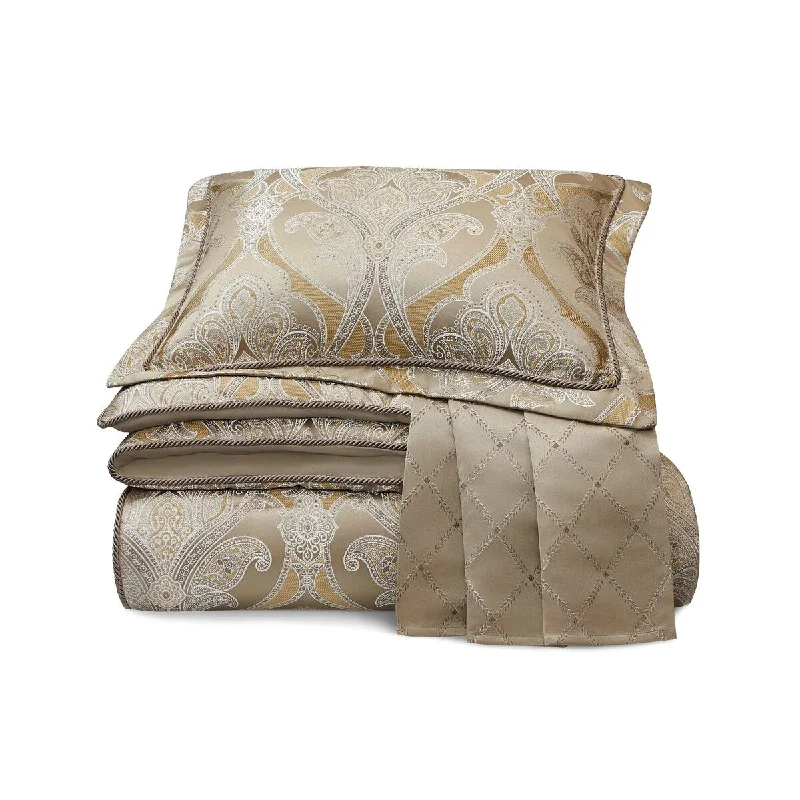 Queen - size comforters for standard queen - sized mattressesCroscill Alexander Queen Comforter 4-piece Set 92"x96", Tan Queen - size comforters for standard queen - sized mattressesCroscill Alexander Queen Comforter 4-piece Set 92"x96", Tan