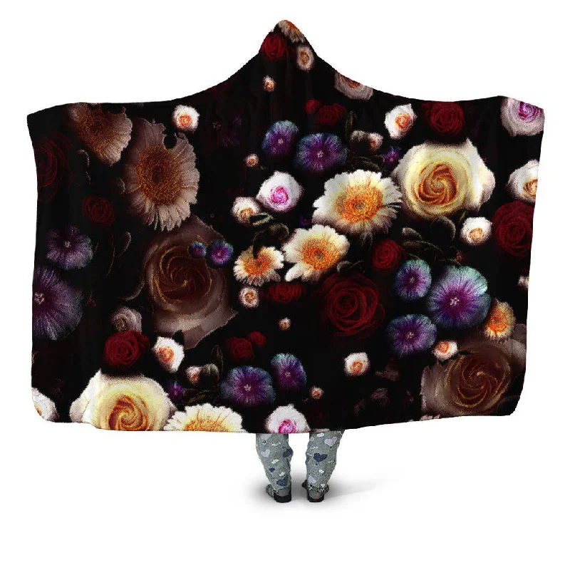 Silk blankets with a smooth and elegant touchDaylight Bloom Hooded Blanket