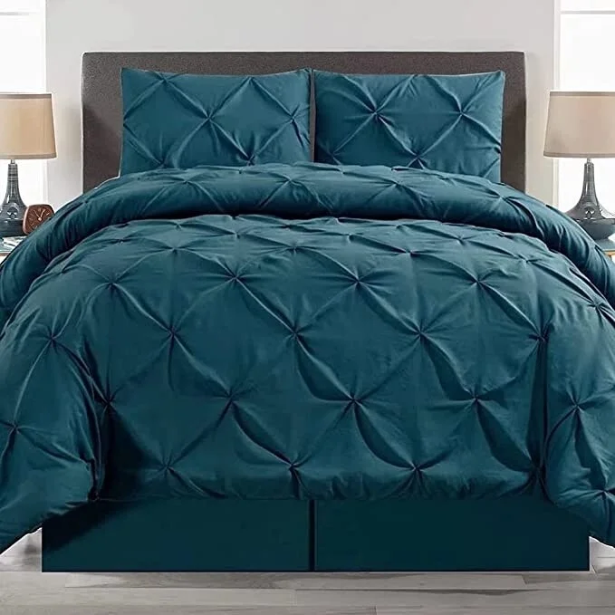 Full - size comforters suitable for full - sized beds in guest rooms or small bedroomsDCP Bedding Comforter Set,Deep Green