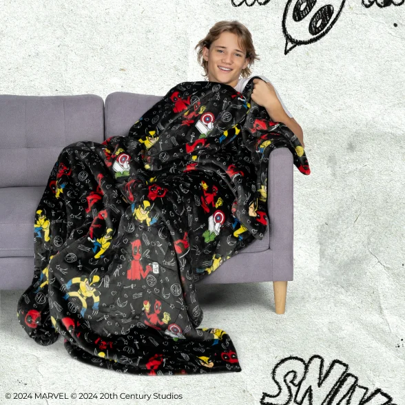 Cotton blankets for breathability and a lightweight feelDeadpool & Wolverine