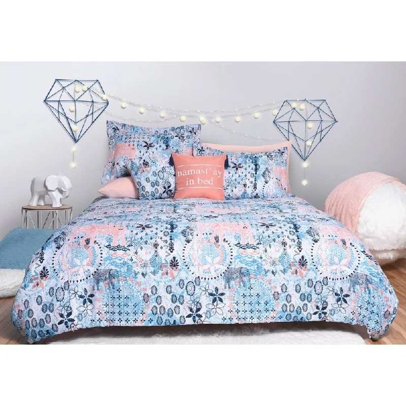 Microfiber - filled comforters that are lightweight and easy to care forDelhi 5-piece Comforter Set Microfiber - filled comforters that are lightweight and easy to care forDelhi 5-piece Comforter Set