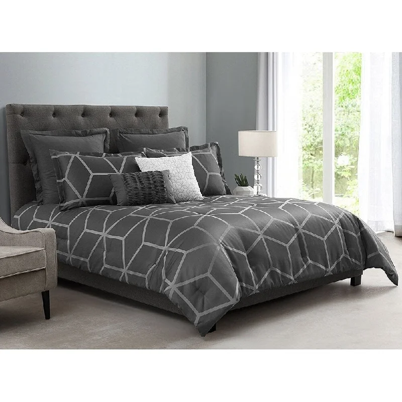 Duck down comforters with a softer feel and good warmth retentionDiamonds 5-piece Jacquard Comforter Set Duck down comforters with a softer feel and good warmth retentionDiamonds 5-piece Jacquard Comforter Set