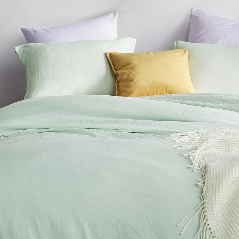Synthetic - filled comforters like polyester for affordability and hypoallergenic propertiesDown Alternative Ultra Cozy Comforter Set - Hint of Mint Synthetic - filled comforters like polyester for affordability and hypoallergenic propertiesDown Alternative Ultra Cozy Comforter Set - Hint of Mint