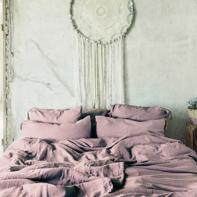 California king - size duvet covers for the extra - long and wide California king bedsDuvet Cover - DS Double Saloo - S007 Dusty Pink California king - size duvet covers for the extra - long and wide California king bedsDuvet Cover - DS Double Saloo - S007 Dusty Pink