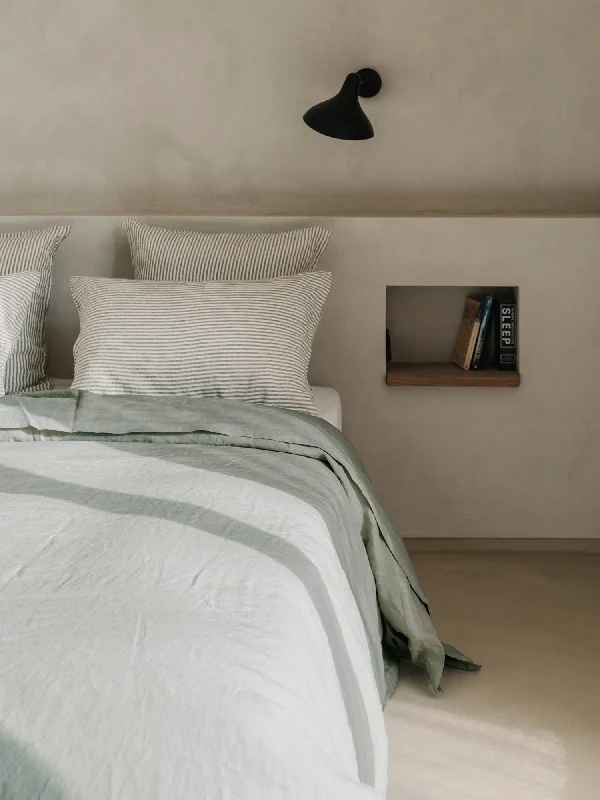 Velvet duvet covers for a plush and cozy look100% Linen Duvet Cover in Sage