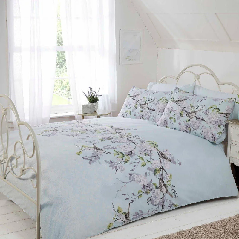 Snap - closure duvet covers for a quick and convenient way to open and closeEloise Duvet Cover Set Duck Egg Snap - closure duvet covers for a quick and convenient way to open and closeEloise Duvet Cover Set Duck Egg