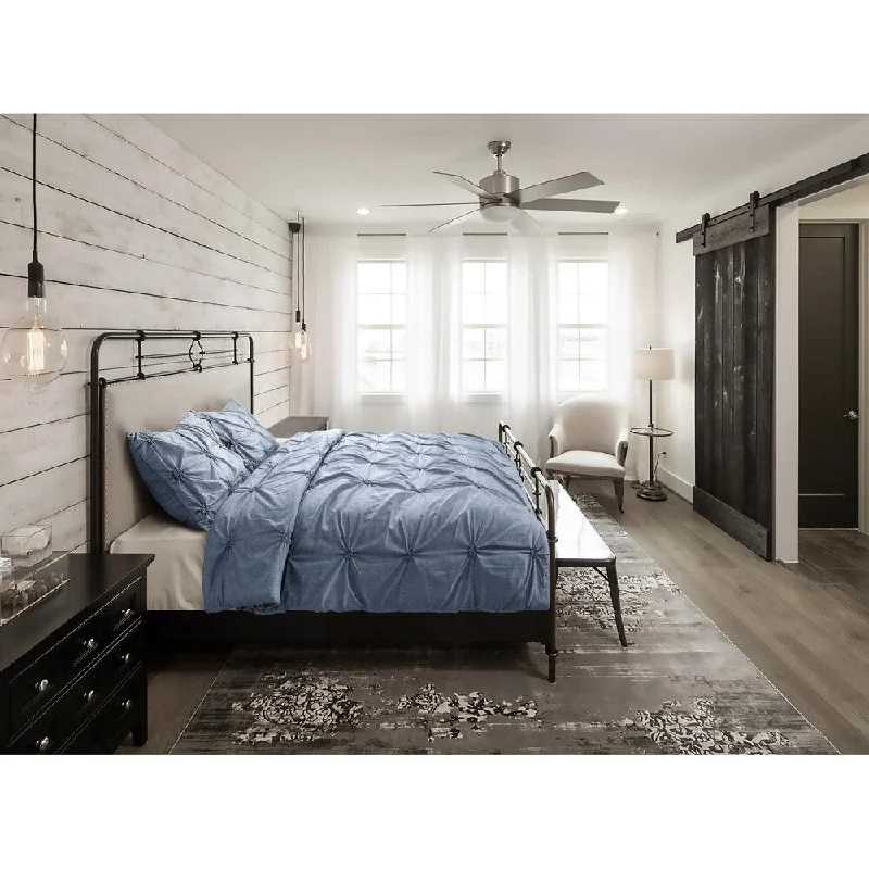 Queen - size comforters for standard queen - sized mattressesFarmhouse Living brand -Gather 3-Piece Comforter Set - soft gathers, embroidered rosette, soft polyester/cotton blend fabric Queen - size comforters for standard queen - sized mattressesFarmhouse Living brand -Gather 3-Piece Comforter Set - soft gathers, embroidered rosette, soft polyester/cotton blend fabric