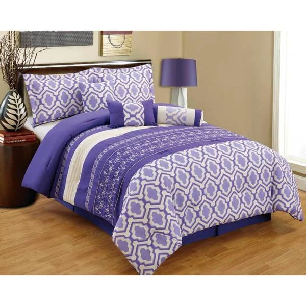 Goose down comforters known for their superior quality and insulationFashion Street Franscene 7-piece Comforter set Goose down comforters known for their superior quality and insulationFashion Street Franscene 7-piece Comforter set