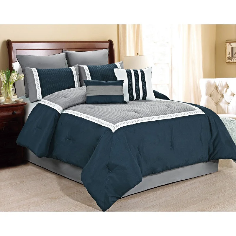 Wool - filled comforters with natural moisture - wicking and temperature - regulating featuresFashion Street Giornali 8-piece Comforter Set Wool - filled comforters with natural moisture - wicking and temperature - regulating featuresFashion Street Giornali 8-piece Comforter Set