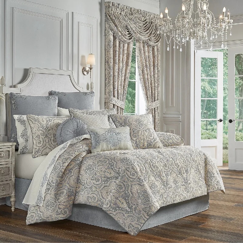 Bamboo - fiber - filled comforters with antibacterial and breathable qualitiesFive Queens Court Aidan Comforter Set Bamboo - fiber - filled comforters with antibacterial and breathable qualitiesFive Queens Court Aidan Comforter Set