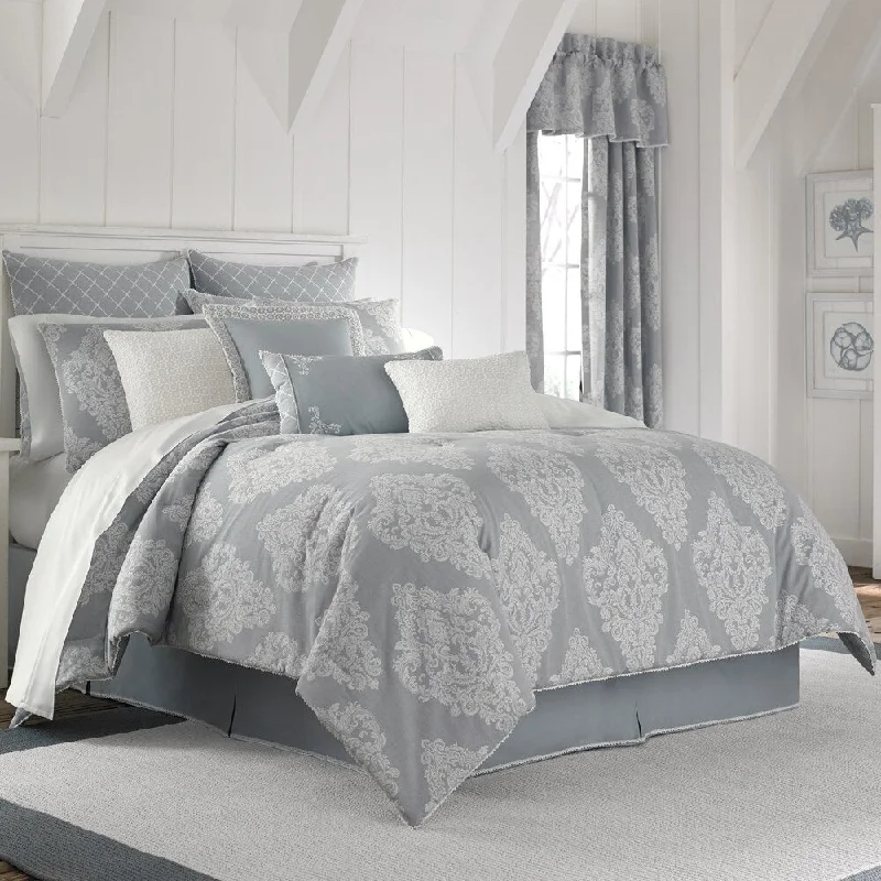 King - size comforters to fit large king - sized beds perfectlyFive Queens Court Amelia 100% Cotton Jacquard Comforter Set King - size comforters to fit large king - sized beds perfectlyFive Queens Court Amelia 100% Cotton Jacquard Comforter Set