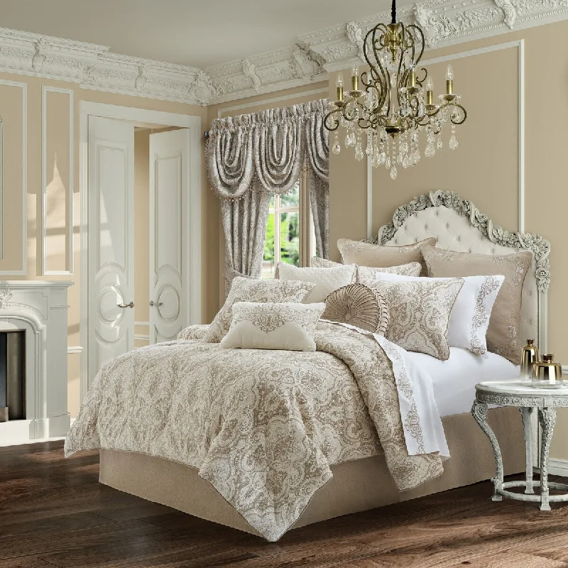 Microfiber - filled comforters that are lightweight and easy to care forFive Queens Court Beverly Comforter Set Microfiber - filled comforters that are lightweight and easy to care forFive Queens Court Beverly Comforter Set