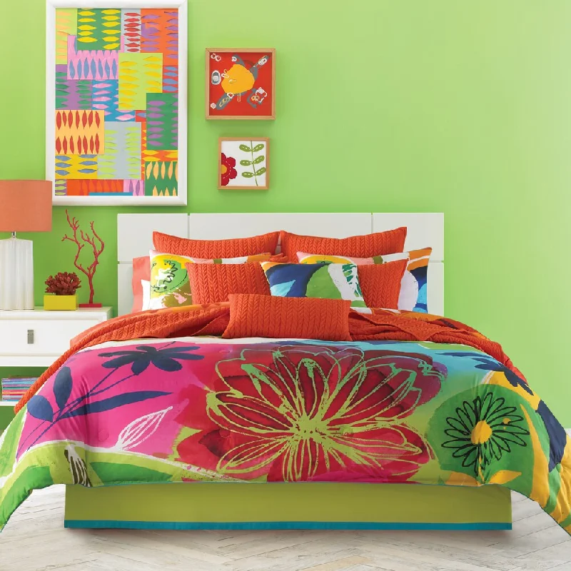 Latex - filled comforters with a bouncy texture and good supportFive Queens Court Jayden 4-piece Cotton Comforter Set Latex - filled comforters with a bouncy texture and good supportFive Queens Court Jayden 4-piece Cotton Comforter Set