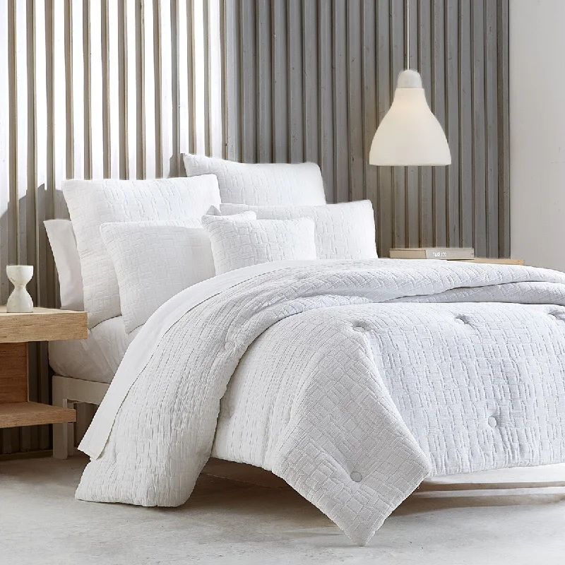 Cotton - filled comforters for a breathable and natural sleep experienceFive Queens Court Sinclair White Comforter Set Cotton - filled comforters for a breathable and natural sleep experienceFive Queens Court Sinclair White Comforter Set