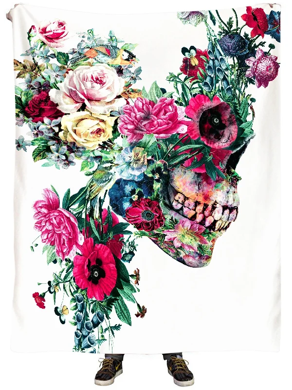 Fleece blankets for a cozy and plush textureFloral Dorian Plush Blanket