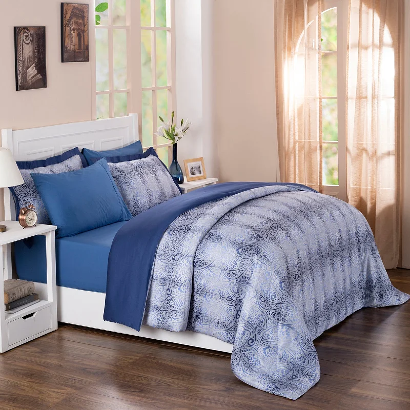 Floral - printed duvet covers for a romantic and feminine touchFolklore Transition Ombre Bonanza 100%Cotton Print Single Duvet Cover with Pillow Case Floral - printed duvet covers for a romantic and feminine touchFolklore Transition Ombre Bonanza 100%Cotton Print Single Duvet Cover with Pillow Case