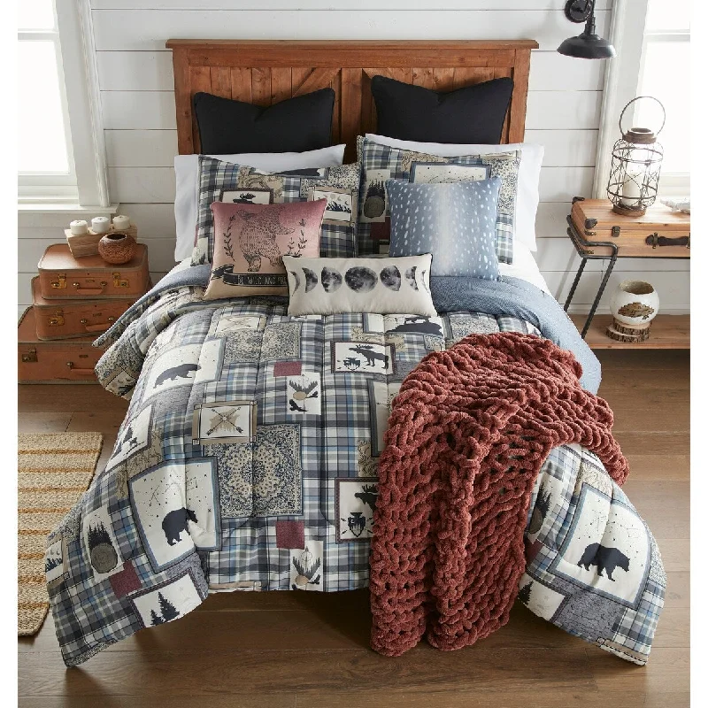 Full - size comforters suitable for full - sized beds in guest rooms or small bedroomsForest Symbols 3 PC Comforter Set from Your Lifestyle by Donna Sharp Full - size comforters suitable for full - sized beds in guest rooms or small bedroomsForest Symbols 3 PC Comforter Set from Your Lifestyle by Donna Sharp
