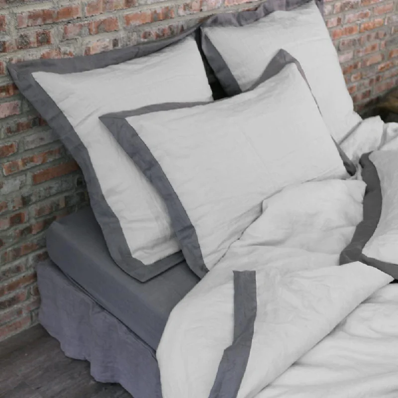 Teen - room duvet covers with trendy and age - appropriate patternsFrench color Border Linen Duvet Cover Teen - room duvet covers with trendy and age - appropriate patternsFrench color Border Linen Duvet Cover