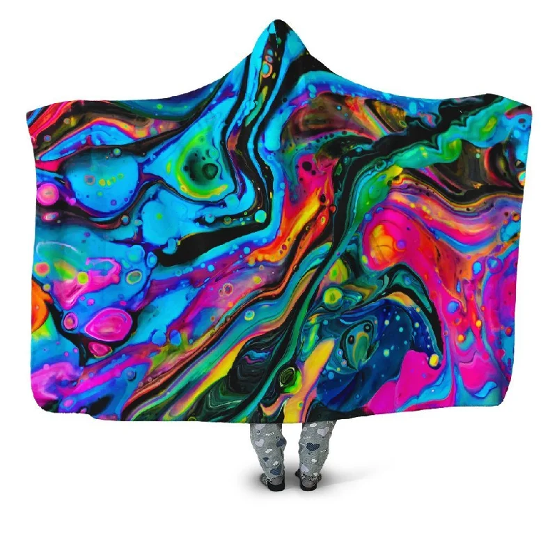 Linen blankets with a rustic and textured lookFunkadelic Hooded Blanket