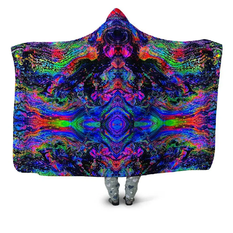 Cashmere blankets for ultimate softness and luxuryGalactic Drip Hooded Blanket