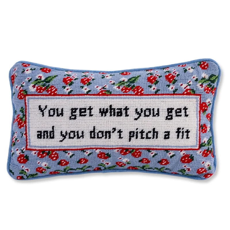 King - size blankets to cover large beds comfortablyGet What You Get Needlepoint Pillow King - size blankets to cover large beds comfortablyGet What You Get Needlepoint Pillow