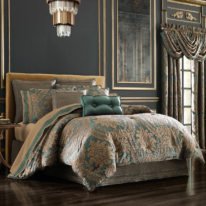 Latex - filled comforters with a bouncy texture and good supportGracewood Hollow Sijaric Emerald Jacquard Comforter Set Latex - filled comforters with a bouncy texture and good supportGracewood Hollow Sijaric Emerald Jacquard Comforter Set