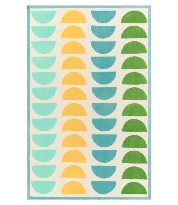 Fleece blankets for a cozy and plush textureHalf Moon Orion Blue Midi Blanket
