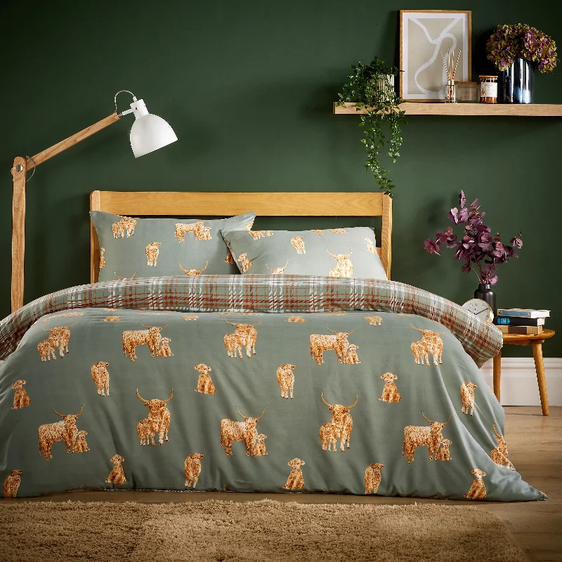Button - closure duvet covers for a classic and secure fasteningHighland Cow Super Soft Flannel Duvet Cover Set with Pillowcases Warm & Cosy Quilt Bedding in Multiple Sizes Available by OLIVIA ROCCO Button - closure duvet covers for a classic and secure fasteningHighland Cow Super Soft Flannel Duvet Cover Set with Pillowcases Warm & Cosy Quilt Bedding in Multiple Sizes Available by OLIVIA ROCCO