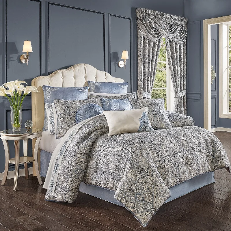 Goose down comforters known for their superior quality and insulationJ. Queen New York Alexis Comforter Set Goose down comforters known for their superior quality and insulationJ. Queen New York Alexis Comforter Set