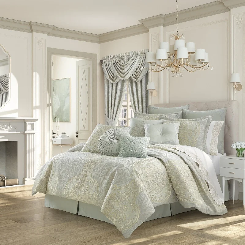 Cotton - filled comforters for a breathable and natural sleep experienceJ. Queen New York Belgium Spa Comforter Set Cotton - filled comforters for a breathable and natural sleep experienceJ. Queen New York Belgium Spa Comforter Set