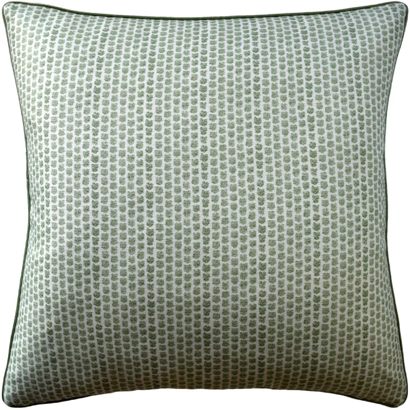 Fleece blankets for a cozy and plush textureKaya Decorative Pillow in Leaf Green