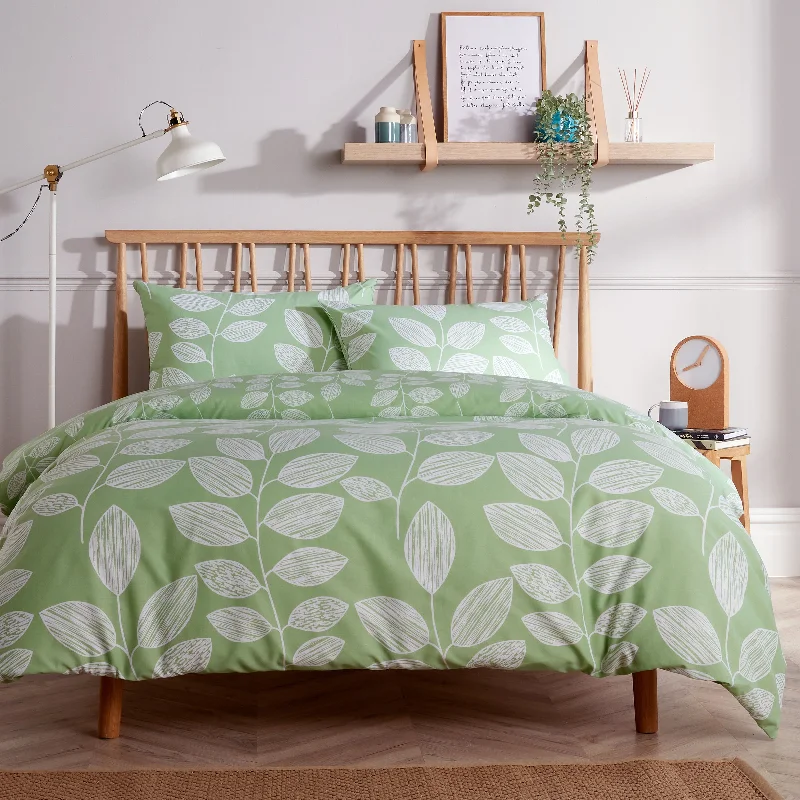 Budget - friendly duvet covers for first - time homebuyers or studentsLeaf Print Reversible Cotton Rich Duvet Cover Set with Pillowcases Nature Inspired Bedding in Black and Gray All Sizes OEKO-TEX Certified by OLIVIA ROCCO Budget - friendly duvet covers for first - time homebuyers or studentsLeaf Print Reversible Cotton Rich Duvet Cover Set with Pillowcases Nature Inspired Bedding in Black and Gray All Sizes OEKO-TEX Certified by OLIVIA ROCCO