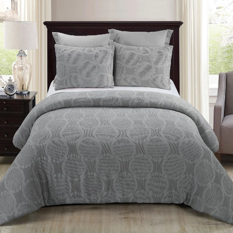 Synthetic - filled comforters like polyester for affordability and hypoallergenic propertiesLeon Comforter Set from Your Lifestyle by Donna Sharp Synthetic - filled comforters like polyester for affordability and hypoallergenic propertiesLeon Comforter Set from Your Lifestyle by Donna Sharp