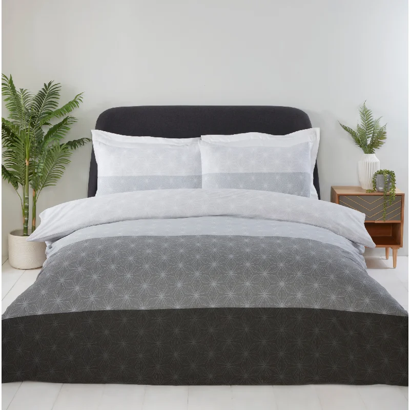 Velvet duvet covers for a plush and cozy lookLewis's Raya Duvet Set - Grey