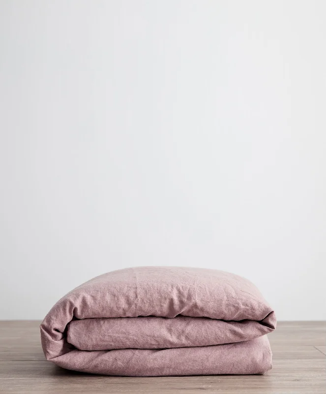 Flannel duvet covers for warmth in cold weatherLinen Duvet Cover - Dusk Archived