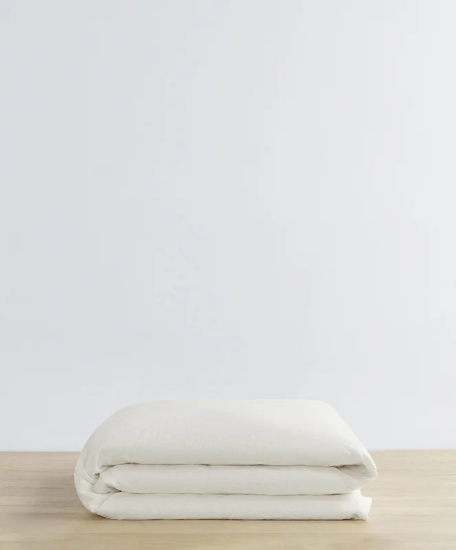 Silk duvet covers for a smooth and elegant touchLinen Duvet Cover - Ivory