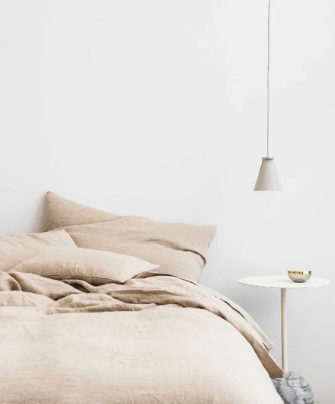 Full - size duvet covers suitable for full - sized beds in guest rooms or small bedroomsLinen Duvet Cover Set - Natural Full - size duvet covers suitable for full - sized beds in guest rooms or small bedroomsLinen Duvet Cover Set - Natural
