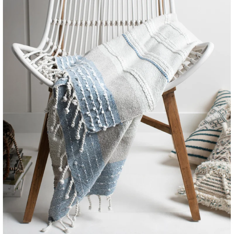 Microfiber blankets that are durable and easy to care forLivabliss Nita Coastal Hand-woven Blended Cotton Throw Microfiber blankets that are durable and easy to care forLivabliss Nita Coastal Hand-woven Blended Cotton Throw