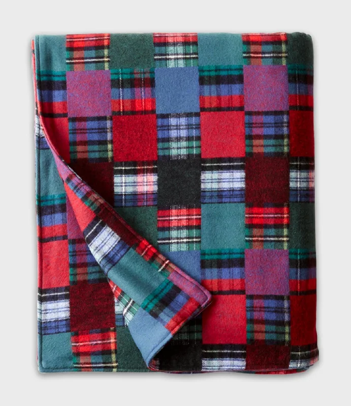 Cotton blankets for breathability and a lightweight feelLuxury Blanket - Patchwork Cotton blankets for breathability and a lightweight feelLuxury Blanket - Patchwork