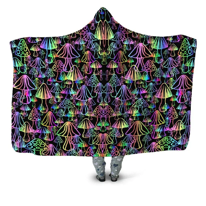 Microfiber blankets that are durable and easy to care forMagic Mushrooms Hooded Blanket Microfiber blankets that are durable and easy to care forMagic Mushrooms Hooded Blanket