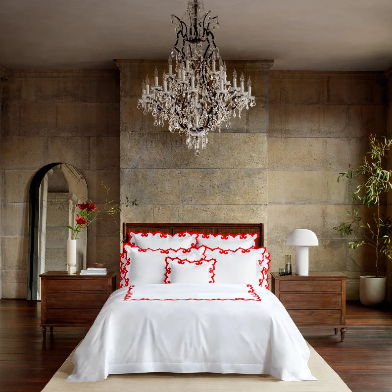 California king - size duvet covers for the extra - long and wide California king bedsMarrakesh Bed Linen by Pratesi