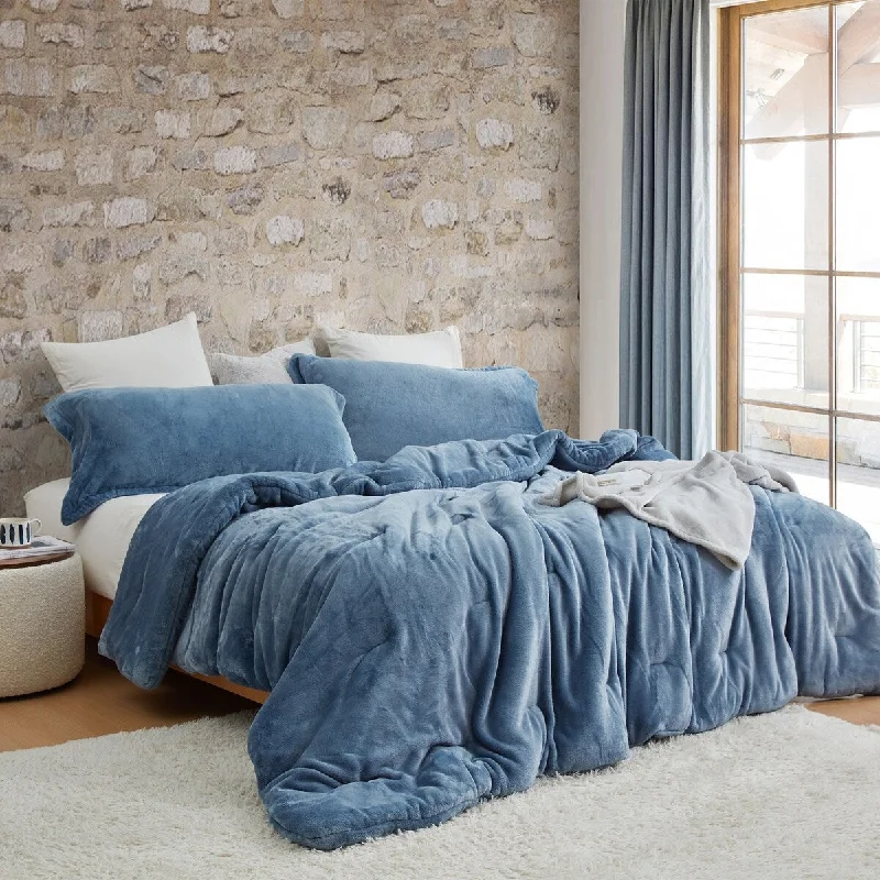 Bamboo - fiber - filled comforters with antibacterial and breathable qualitiesMe Sooo Comfy - Coma Inducer® Oversized Comforter Set - Smoke Blue Bamboo - fiber - filled comforters with antibacterial and breathable qualitiesMe Sooo Comfy - Coma Inducer® Oversized Comforter Set - Smoke Blue