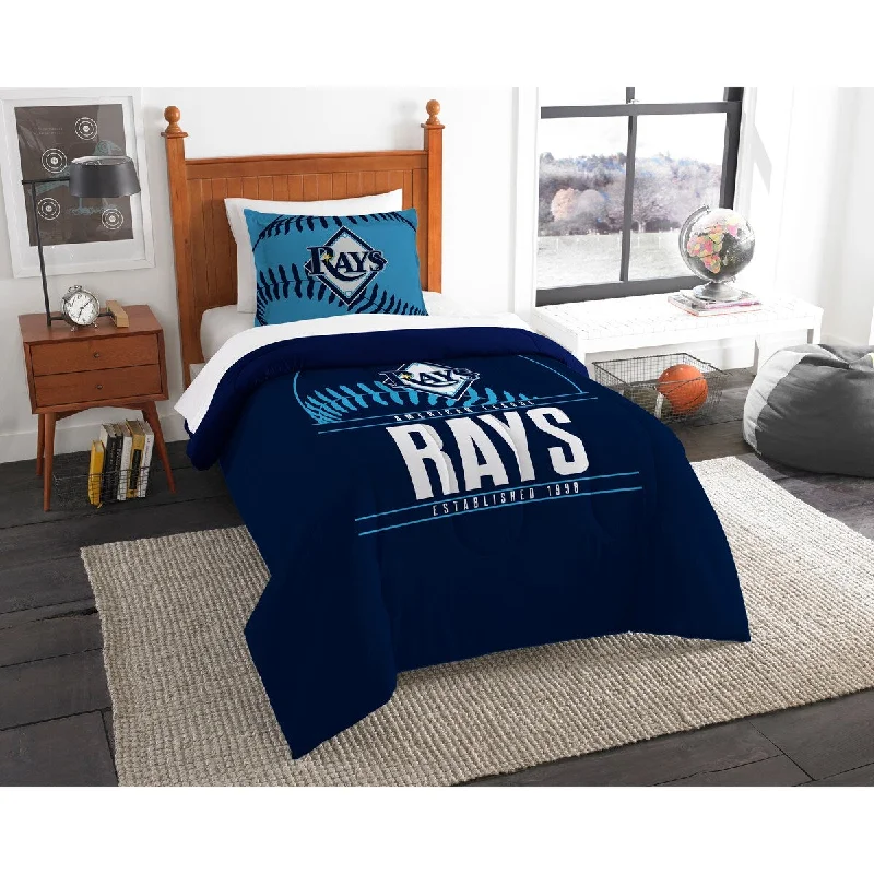 Latex - filled comforters with a bouncy texture and good supportMLB 86201 Rays Grandslam Twin Comforter Set Latex - filled comforters with a bouncy texture and good supportMLB 86201 Rays Grandslam Twin Comforter Set