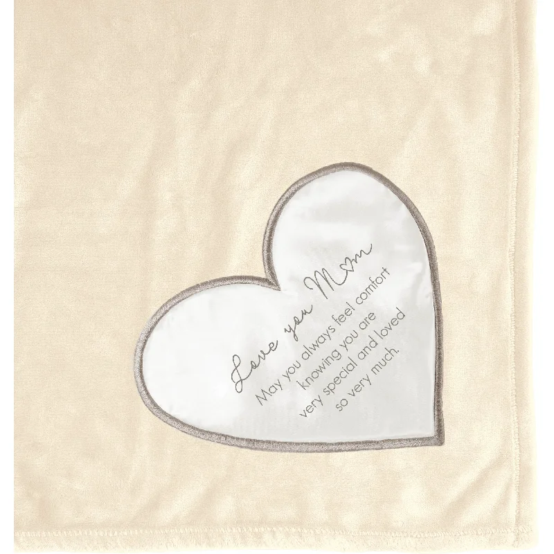 Fleece blankets for a cozy and plush textureMom 50" x 60" Royal Plush Blanket