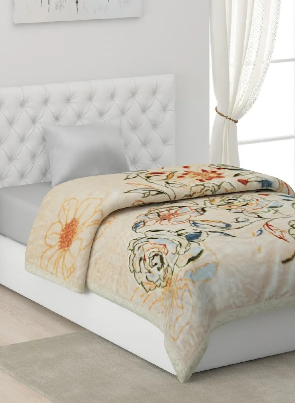 Synthetic fiber blend blankets for a budget - friendly choicePrinted Mink Single Blanket for Heavy Winter -1 Ply Synthetic fiber blend blankets for a budget - friendly choicePrinted Mink Single Blanket for Heavy Winter -1 Ply