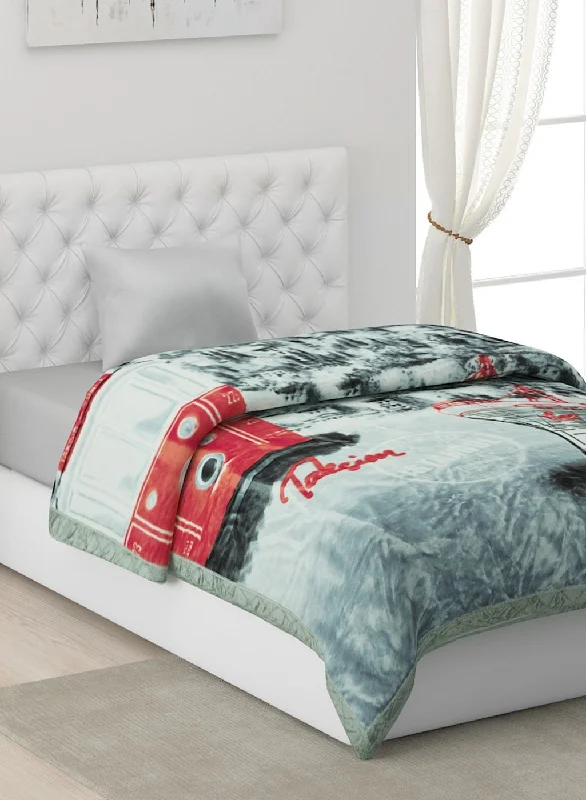 Rayon from bamboo blankets for a silky and breathable feelPrinted Mink Single Blanket for Heavy Winter -1 Ply Rayon from bamboo blankets for a silky and breathable feelPrinted Mink Single Blanket for Heavy Winter -1 Ply