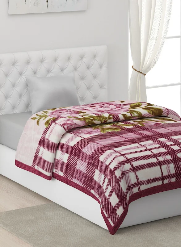 Recycled polyester blankets for an eco - conscious optionPrinted Mink Single Blanket for Heavy Winter -1 Ply Recycled polyester blankets for an eco - conscious optionPrinted Mink Single Blanket for Heavy Winter -1 Ply