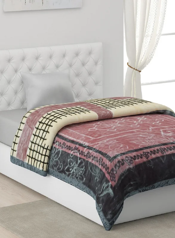 Recycled polyester blankets for an eco - conscious optionPrinted Mink Single Blanket for Heavy Winter -2 Ply Recycled polyester blankets for an eco - conscious optionPrinted Mink Single Blanket for Heavy Winter -2 Ply